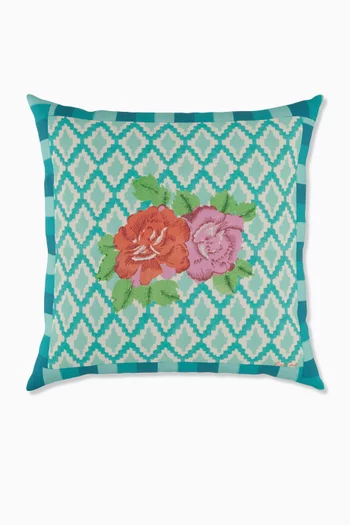 Hima Big Flower Pillow Cover with Inner Cushion, 60 x 60cm