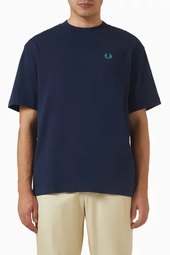 Pocket Detail T-shirt in Cotton