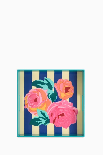Nizam Stripes Tray, 40.5 x 40.5cm