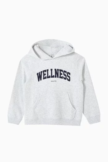 كنزة بغطاء رأس بطبعة Wellness Ivy