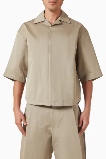 M5 Cuban Shirt in Cotton-belnd