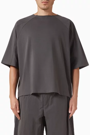 Box Cut T-shirt in Stretch Cotton