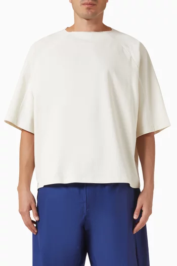 Box Cut T-shirt in Stretch Cotton