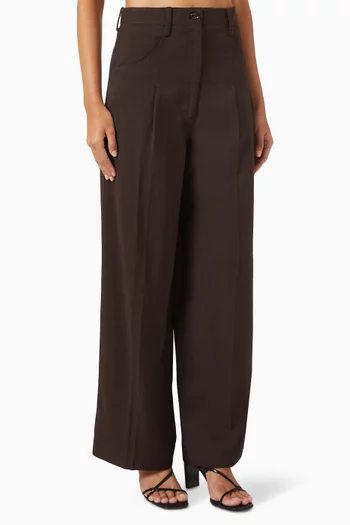Desire Wide-leg Pants in Viscose Blend