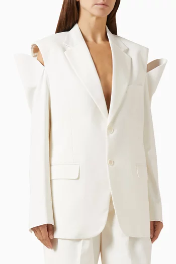 Shoulder Cut-out Blazer