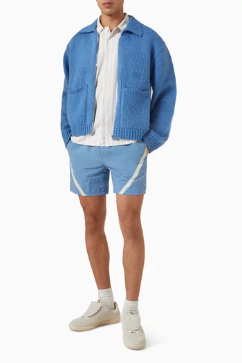 Zip Jacket in Cotton-knit