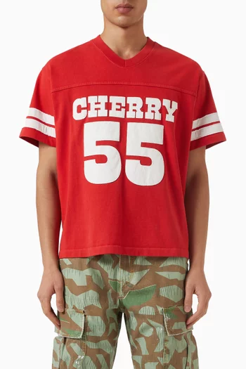 Football Appliqué Jersey in Mesh