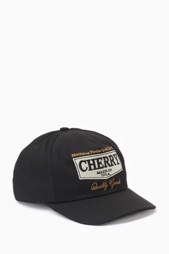 Chevron 5-panel Hat in Denim