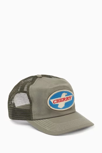 Eagle Patch Trucker Hat in Cotton