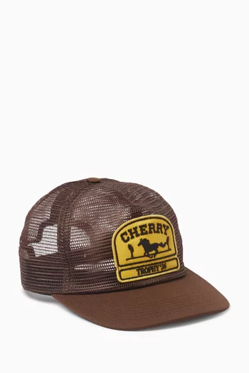 5 Panel Trucker Hat in Mesh