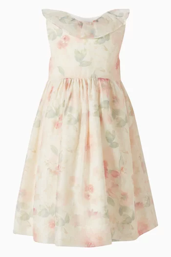 Floral-print Dress