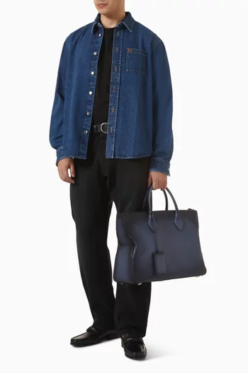 Monogram Tote Bag in Calfskin Leather