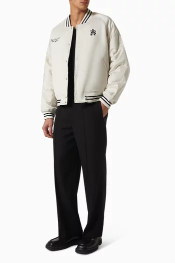 Lettermen Jacket in Satin