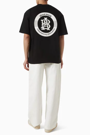Disc T-shirt in Cotton-jersey