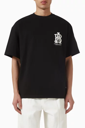 Disc T-shirt in Cotton-jersey