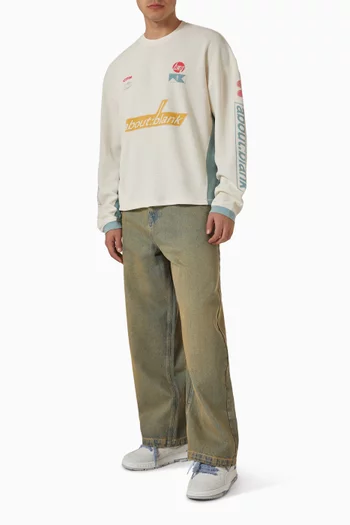 Slalom Graphic Waffle T-shirt in Cotton