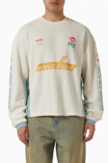 Slalom Graphic Waffle T-shirt in Cotton