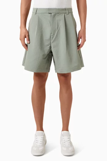 Textured Shorts in Cotton
