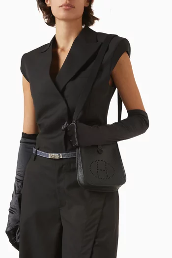Unused Mini Evelyne Bag in Taurillon Clemence Leather