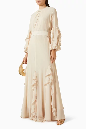 Elise Ruffle Dress