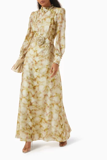 Muse Dress in Silk-cotton