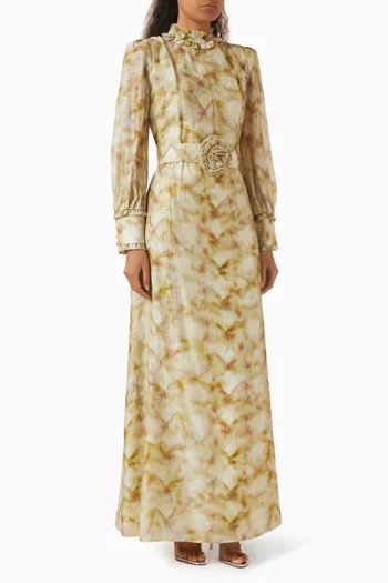 Muse Dress in Silk-cotton