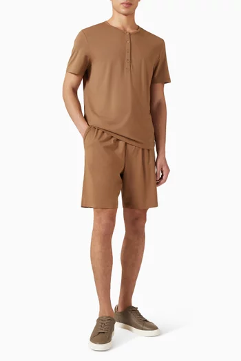 Polo T-shirt in Cotton Blend