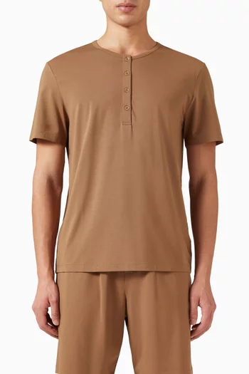 Polo T-shirt in Cotton Blend