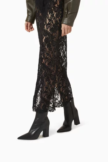 Femme Icon 85 Ankle Boots in Leather
