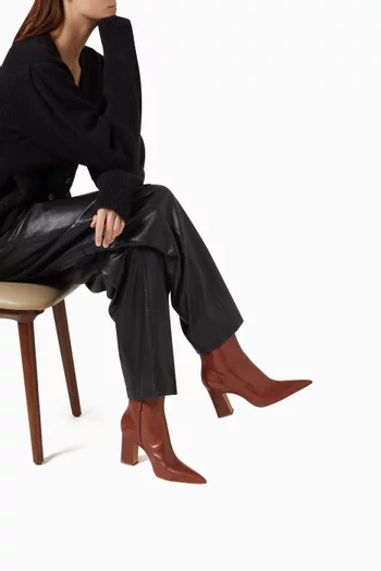 Femme Icon 85 Ankle Boots in Leather