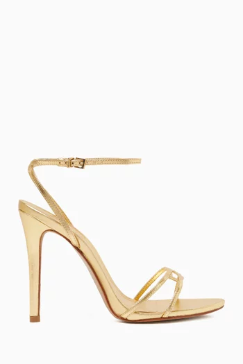 Eternal 100 Sandals in Metallic Leather