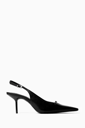 70 Slingback Pumps in Leather