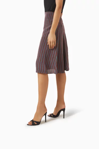 110 Stiletto Mules in Snake-embossed Leather