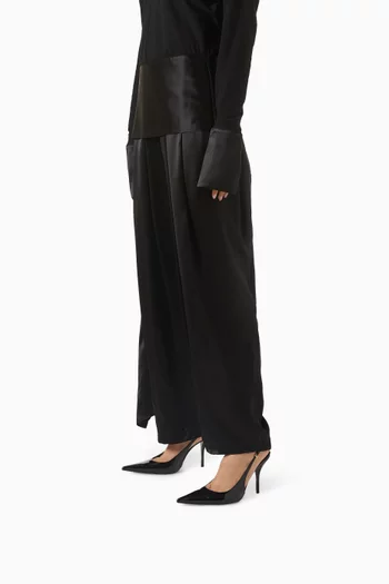 Lush Eden 100 Slingback Pumps in Leather