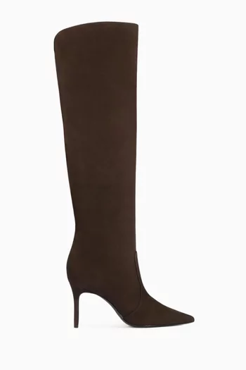 Knee High 85 Boots in Suede