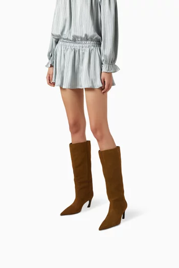 Modern 72 Knee Boots in Suede