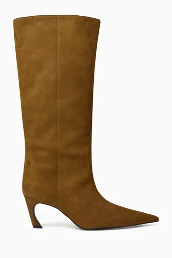 Modern 72 Knee Boots in Suede