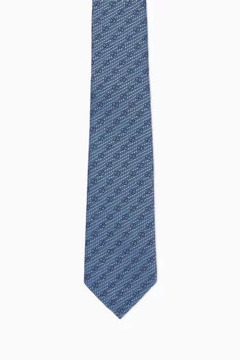 GG Jacquard Tie in Silk