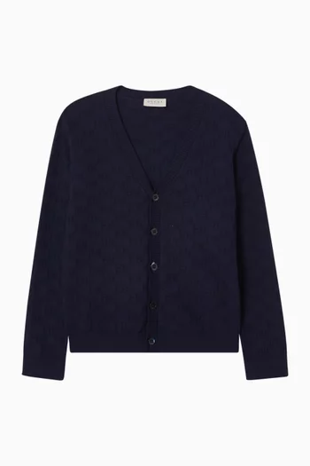 GG Logo Cardigan in Knit