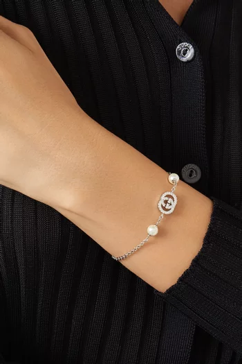 Crystal & Pearl Bracelet