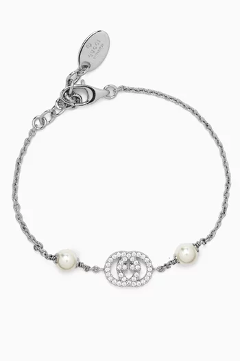 Crystal & Pearl Bracelet