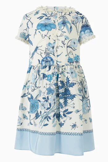 Floral-print Dress