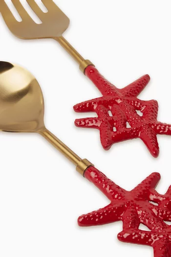 Seastar Serving Spoon & Fork Set in Resin