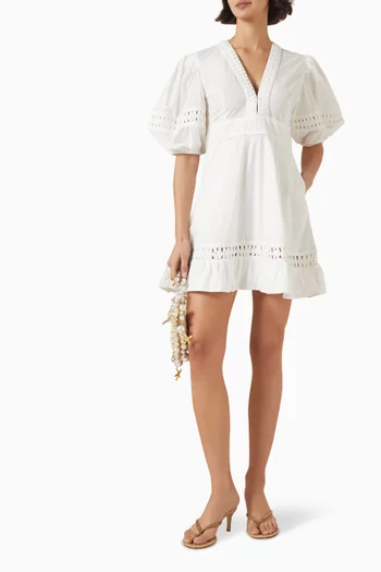 Olga Puffed Mini Dress