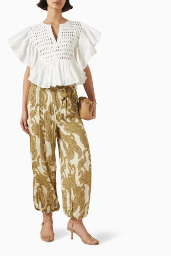 Tommie Ruffled Top