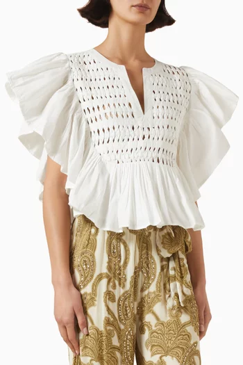 Tommie Ruffled Top