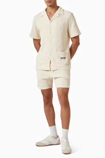 Waffle Havana Shirt in Organic Cotton