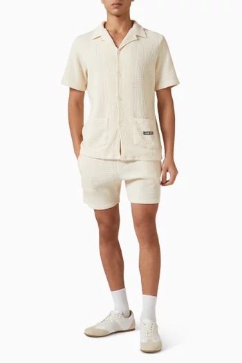 Waffle Shorts in Organic Cotton