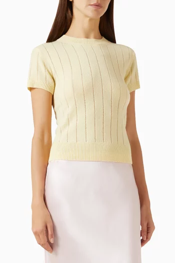 Darcy T-shirt in Cashmere-knit