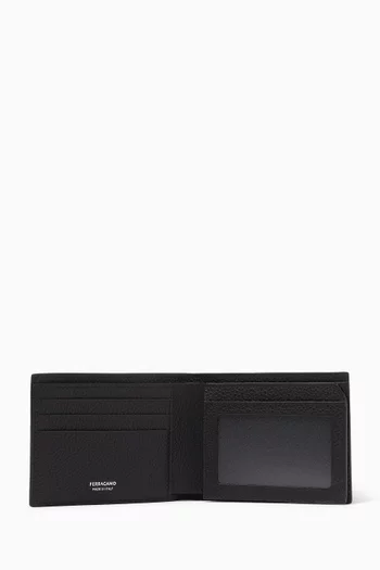 Gancini Wallet in Hammered Calfskin